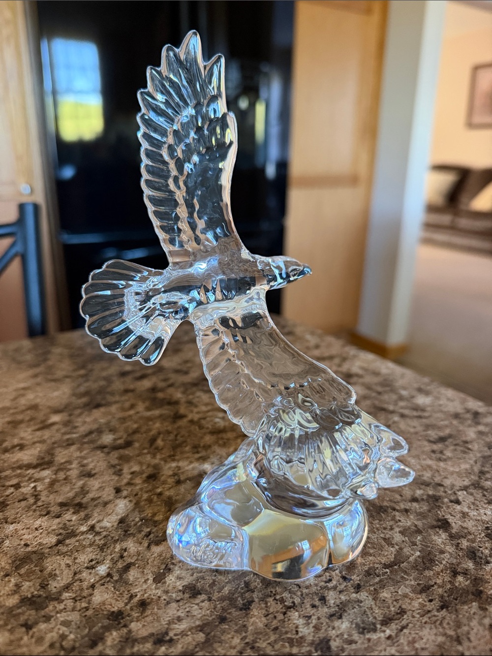 Germany Wonders of the Wild Princess House PH Marked Eagle Paperweight Figurine